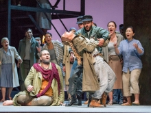 Michael Hauenstein in der Rolle von Timur in der Oper Turandot